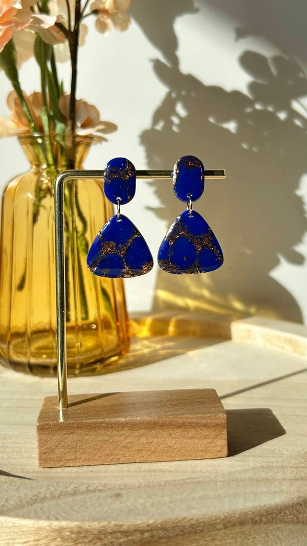 Blauw/goud 33