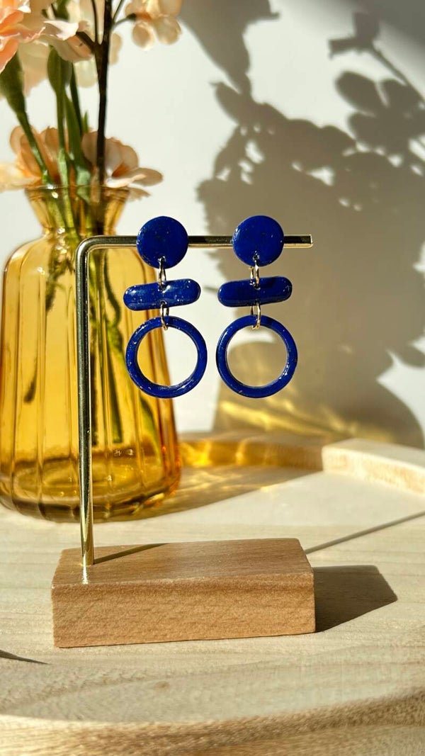 Blauw/goud  35