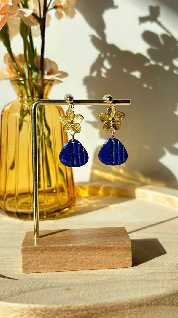 Blauw/goud 36