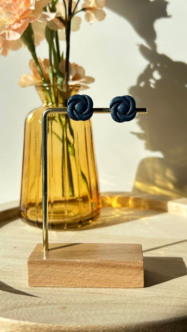 Blauw/glitter mat 47