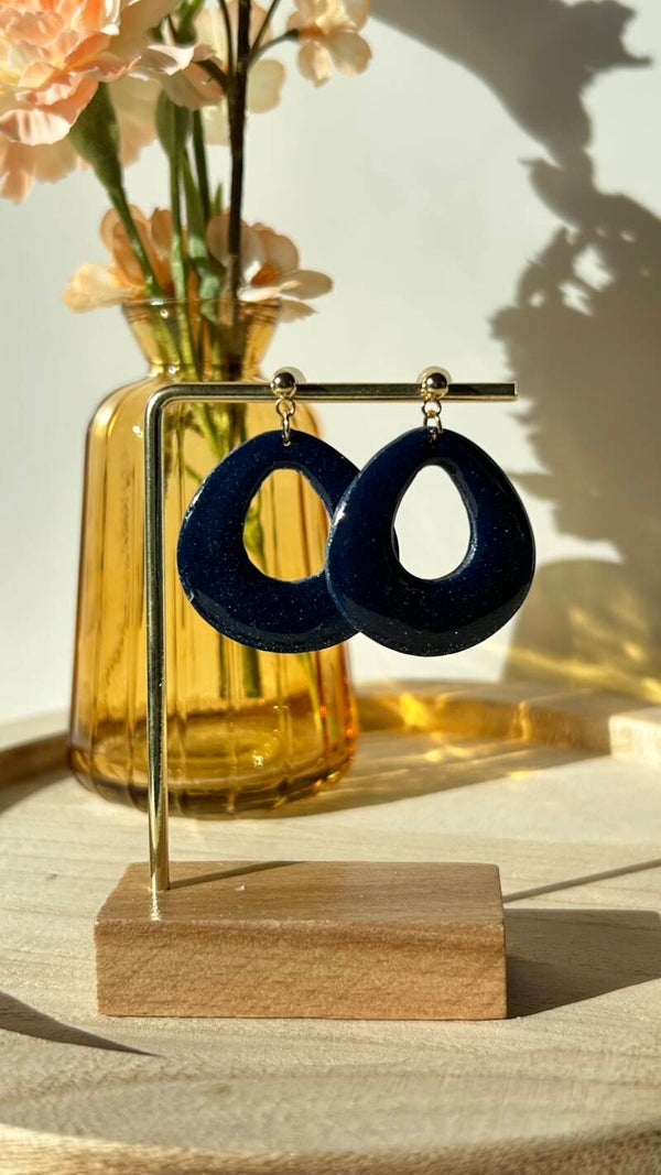 Blauw/glitter shiny 58