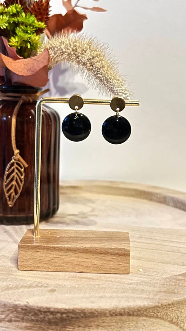 Zwart/ minim goud shiny 7