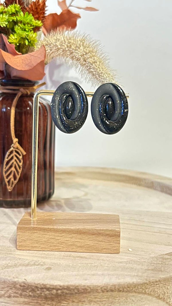 Zwart/ goud mat+ shiny 11