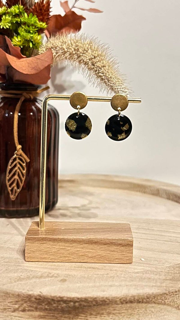Zwart/ goud shiny 6