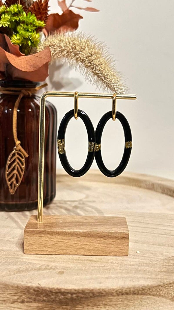 Zwart/goud shiny 1