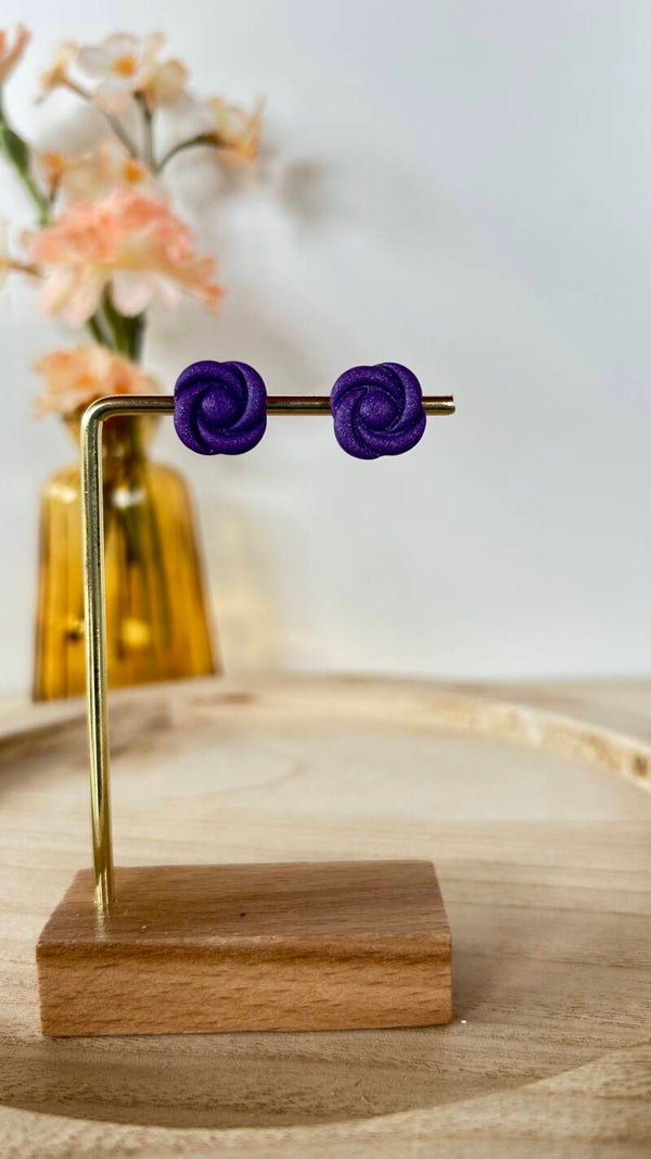 Paars glitter mat 38