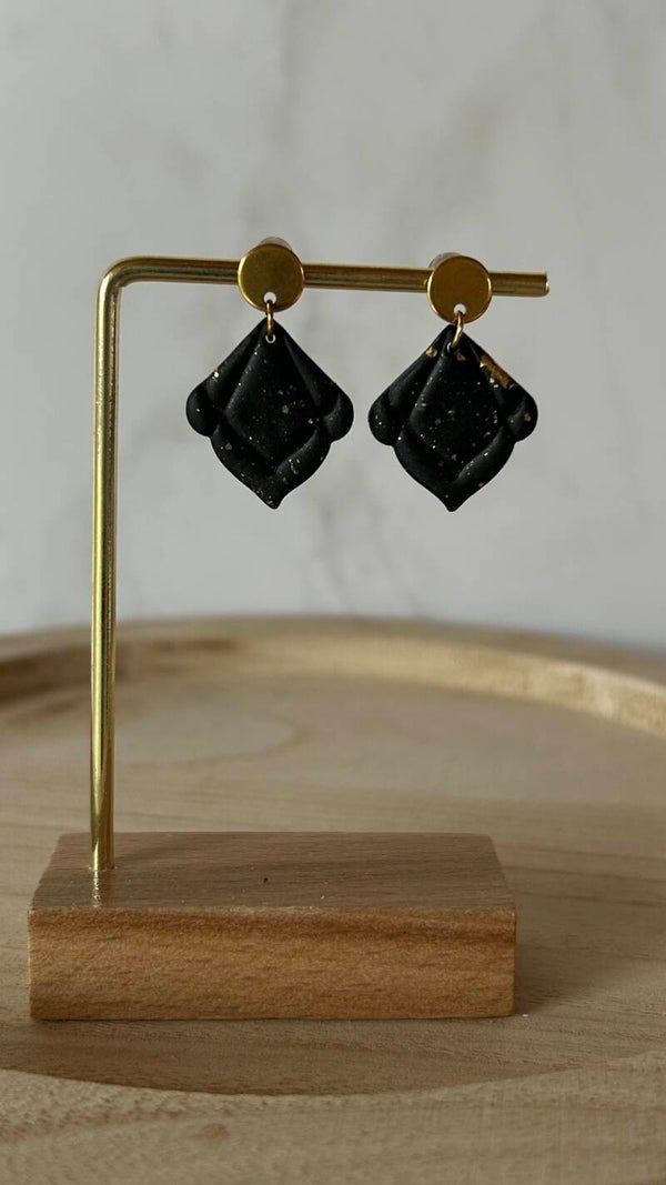 Zwart/ goud mat 35
