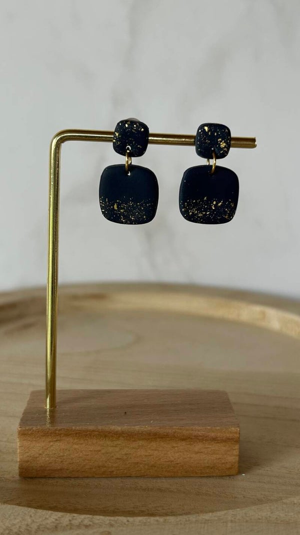 Blauw/glitter mat 66