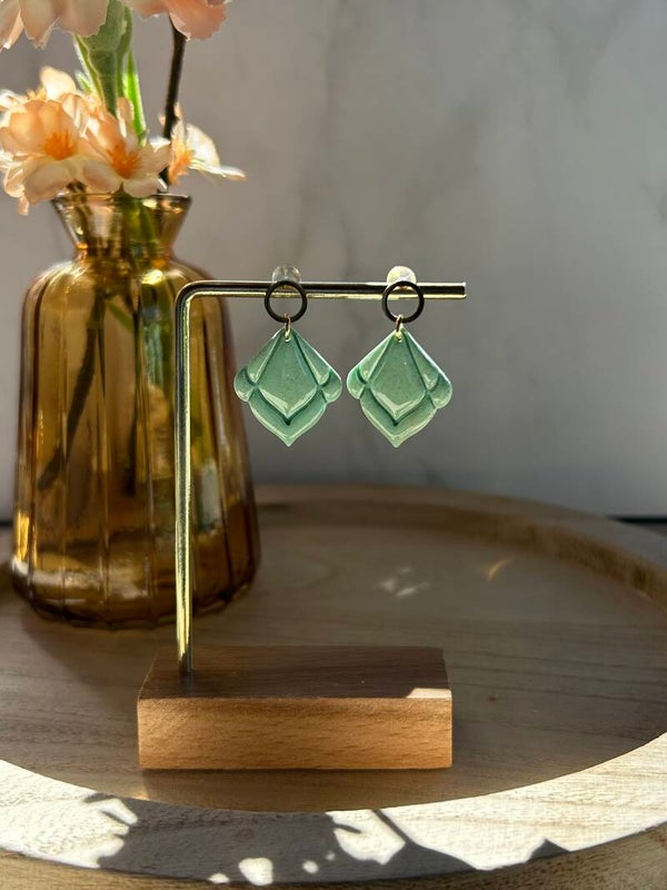 Mintgroen/goud shiny  7