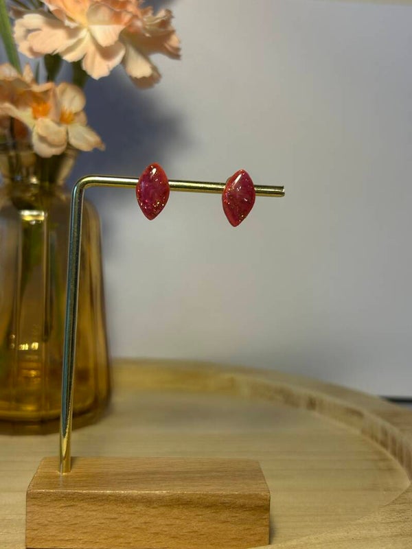 Rood/goud 2 shiny in verkooppunt