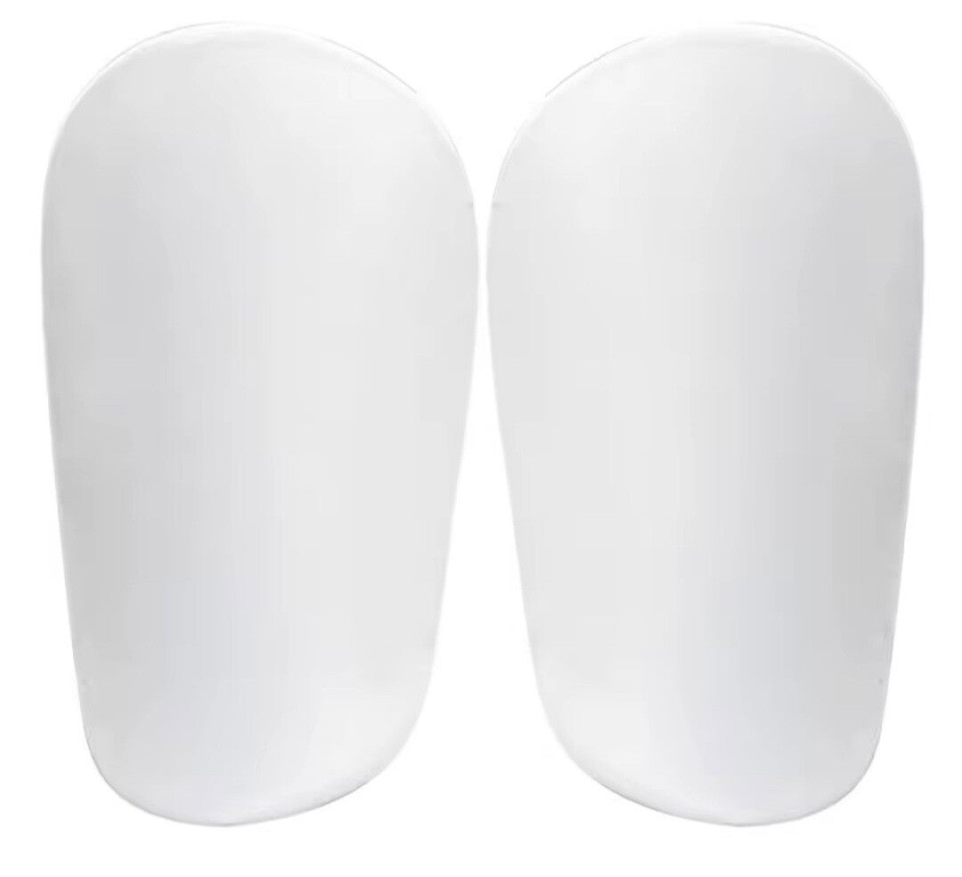 Mini shin pads plain white