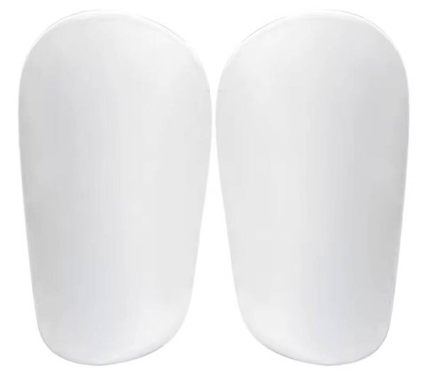 Mini shin pads plain white