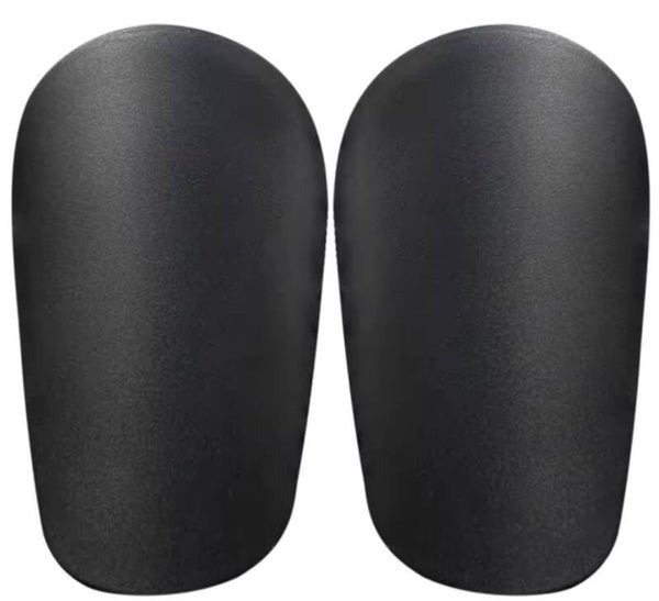 Mini shin pads plain black
