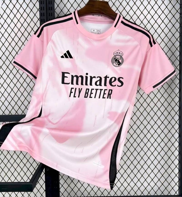 2025/2026 Real Madrid Special Edition Pink Football Shirt
