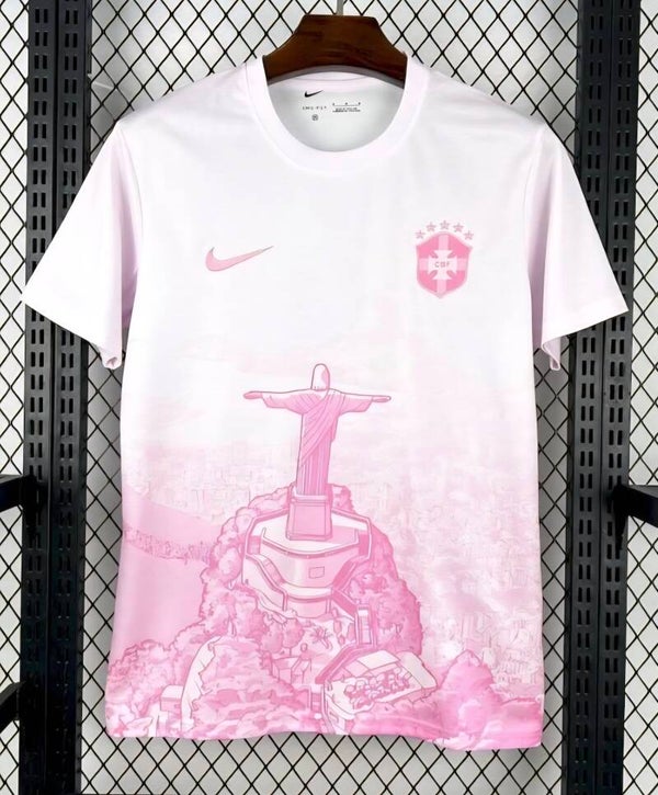 2025 Brazil Special Edition Pink Football Shirt