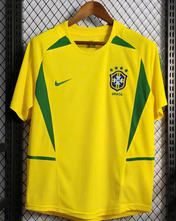 2002 Retro Brazil Home Jersey