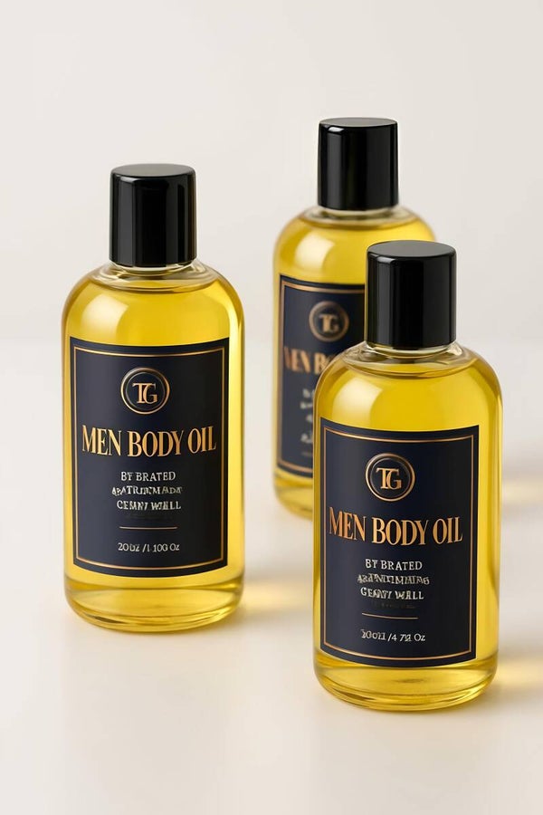 8OZ MEN BODY OIL