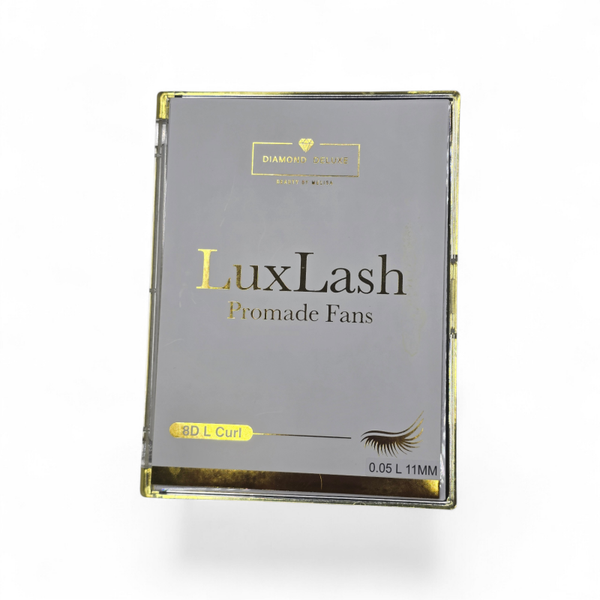 LuxLash 8D L Curl 500 Premium Fertigfächer