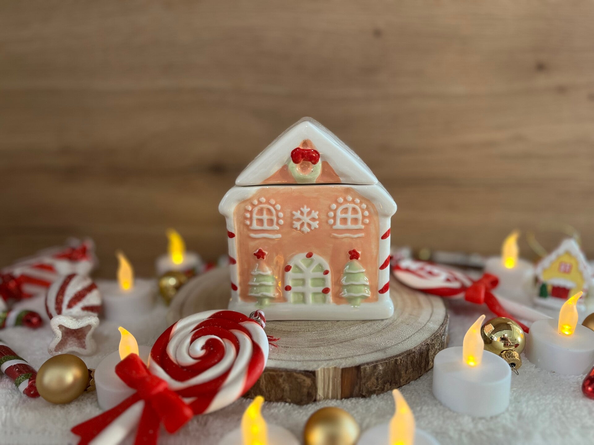 Bougie de Noël maison pain d’épices