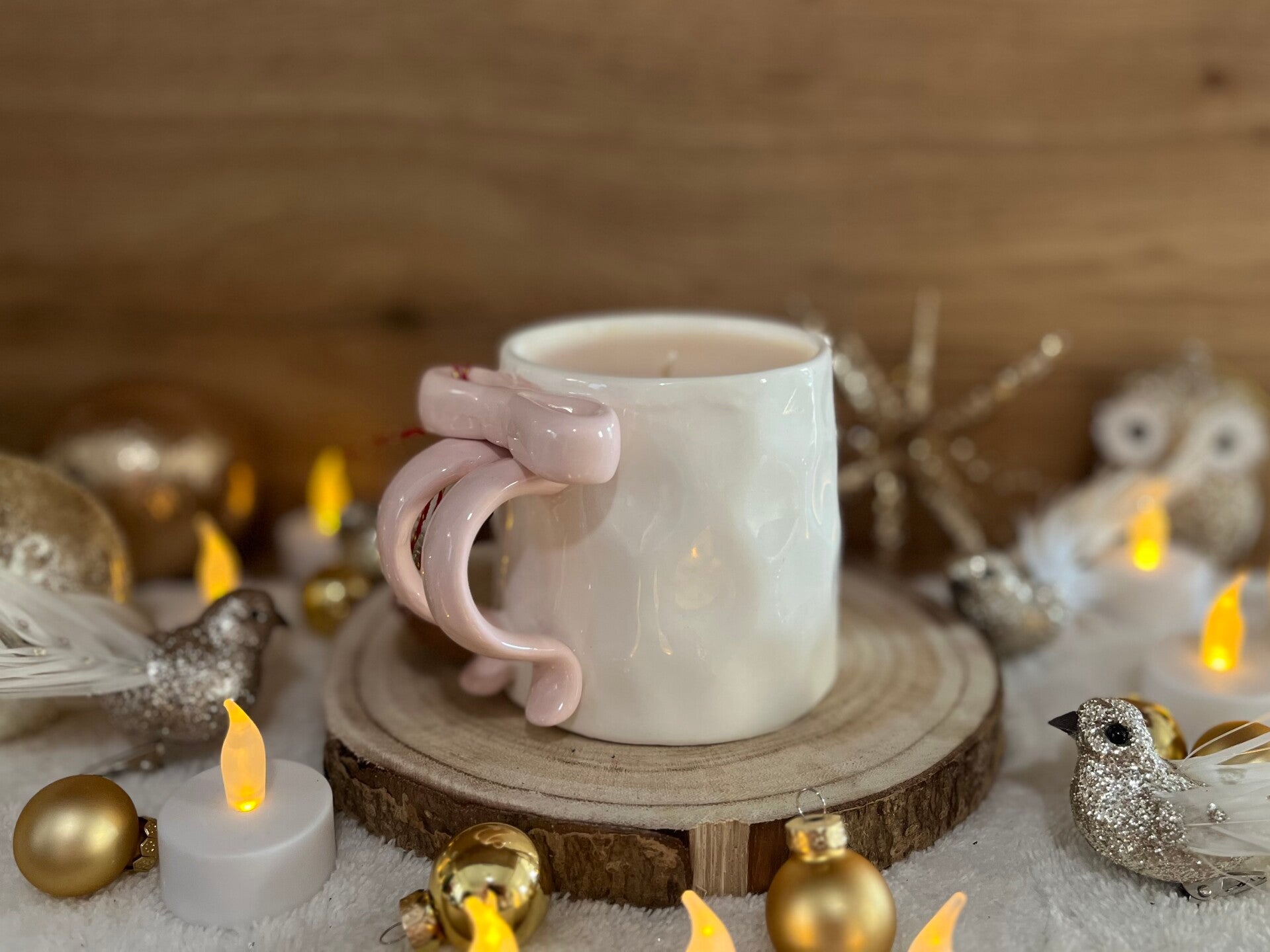 🎀 Bougie Noël Girly 🎀