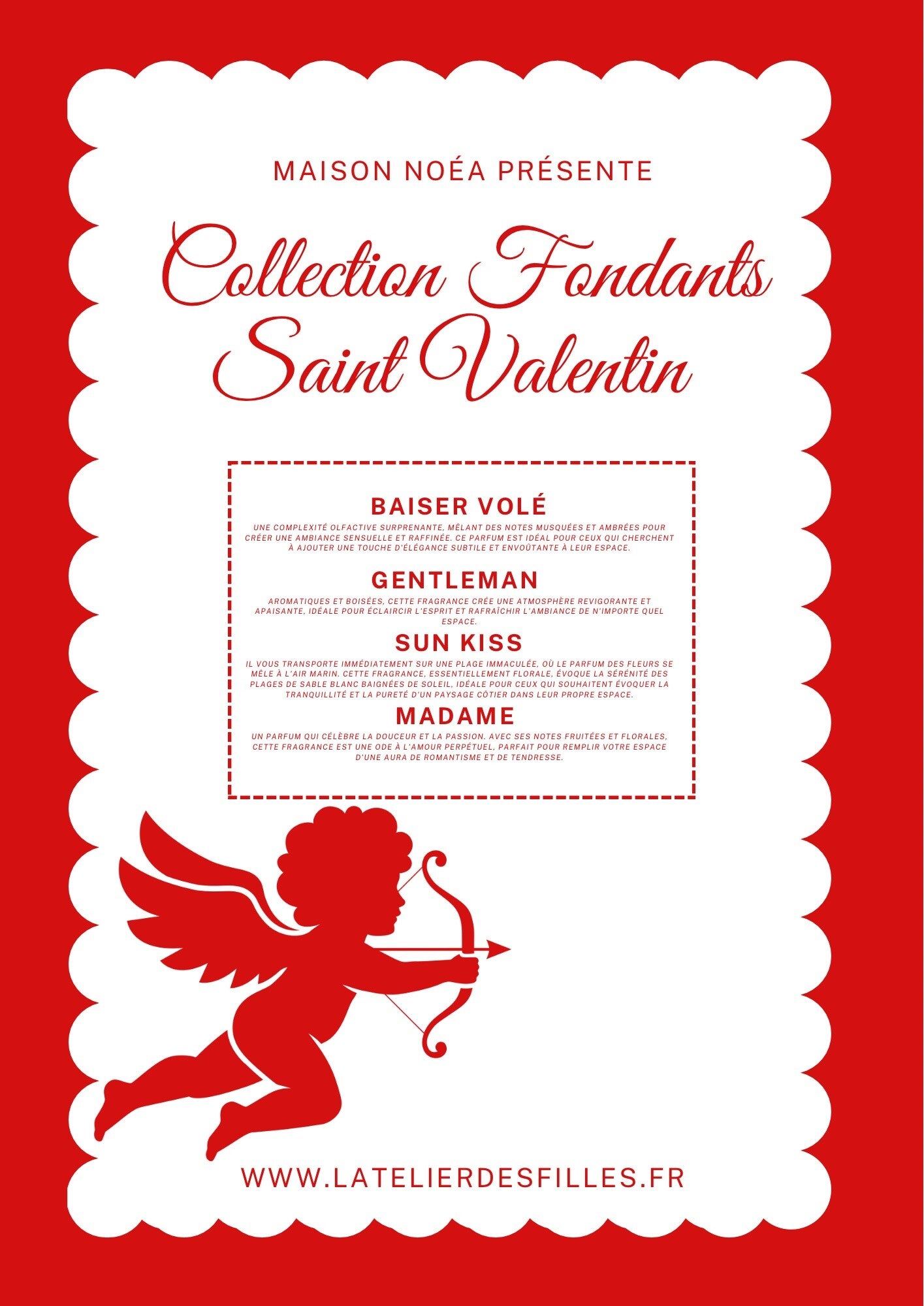 💖 Fondants parfumés – Collection Saint-Valentin