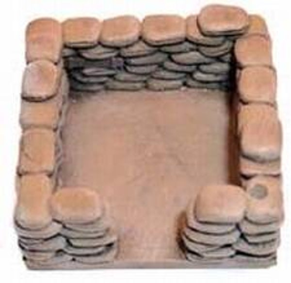 ARTMASTER 80088 Sandsackstellung eckig 1:87