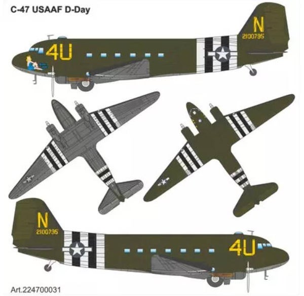 AIRPOWER 700031  C47  Dakota  1:87