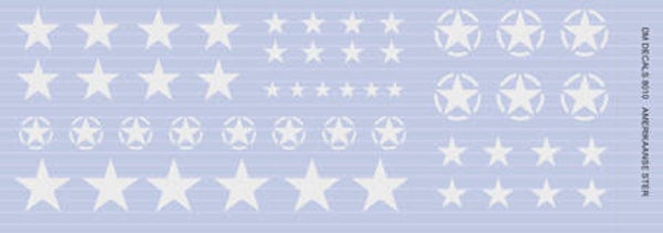 DM DECALS 8010 US Sterren  1:87