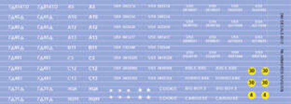 DM DECALS 8012 US 7th Armored Division 1:87