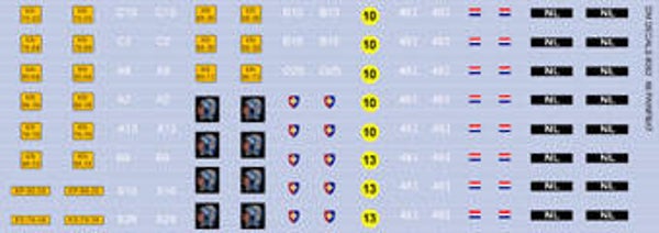 DM DECALS 8062 48 Pantserinfanteriebataljon 1:87