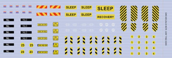 DM DECALS 8075 Daf YBZ-3300 1:87