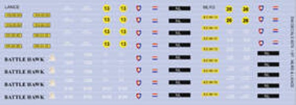 DM DECALS 8076 MLRS & Lance 1:87