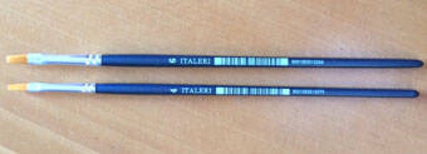 ITALERI 51227 2 platte penselen 4+6