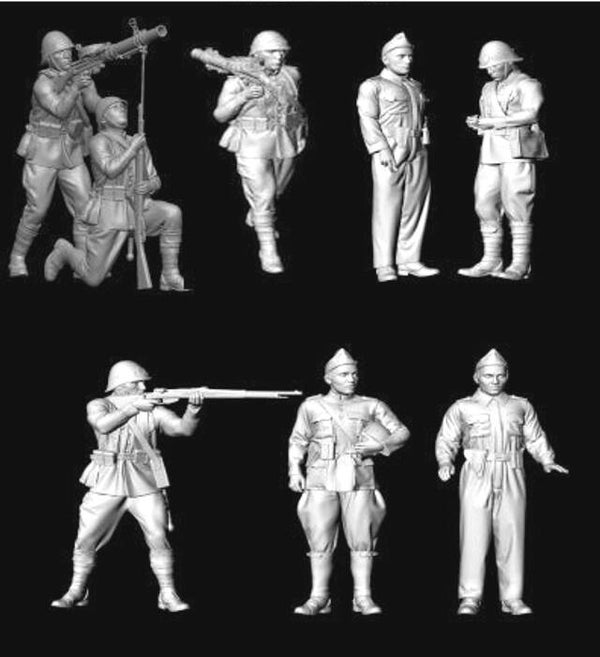 JW11 Nederlandse soldaten 1939  1:87