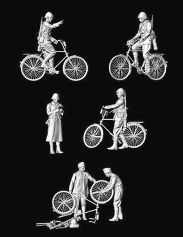 JW13  Set Regiment Wielrijders 1:87