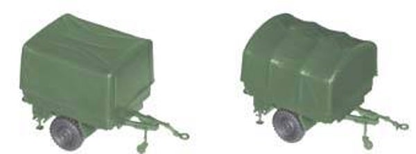 MINITANK 300081  2 Aanhangers met huif