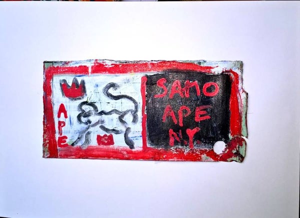 basquiat mixmedia