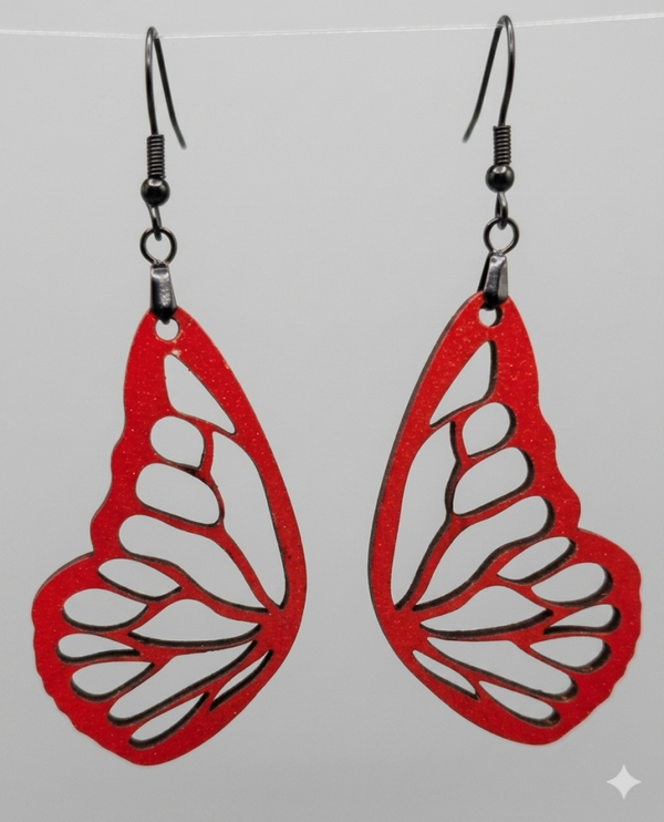 BOUCLES, AILES DE PAPILLON