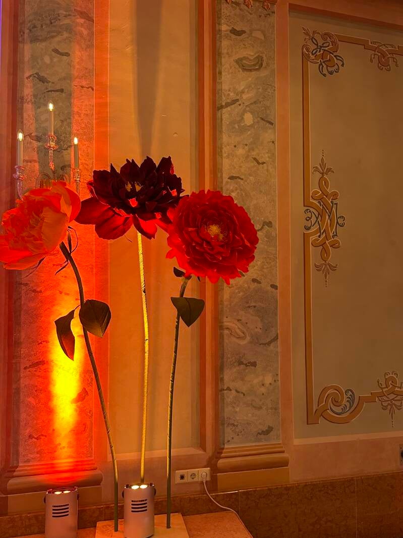 NLP Karlsruhe, Speakers Night, Riesenblumen Karlsruhe