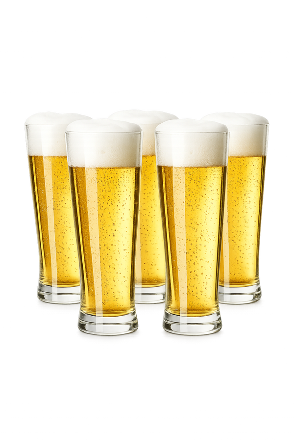 Vaasje Bierglas - Set van 6