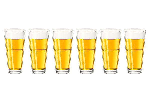 Vaasje Bierglas - Set van 6