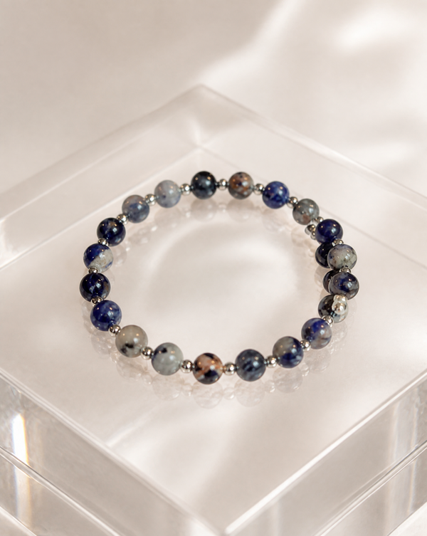 Blue /white Sodalite bracelet