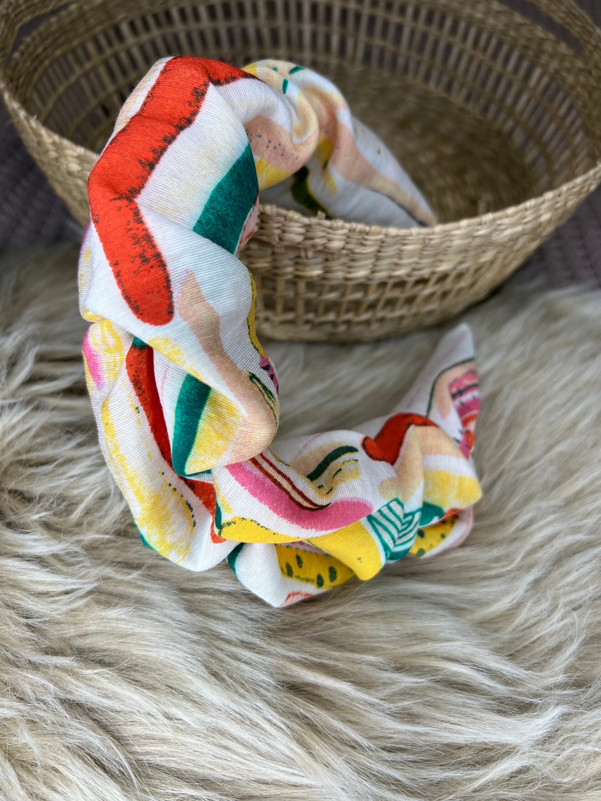 Haarreifen bunte Kleckse