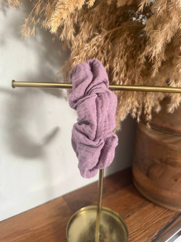 Haarreifen Musselin rose