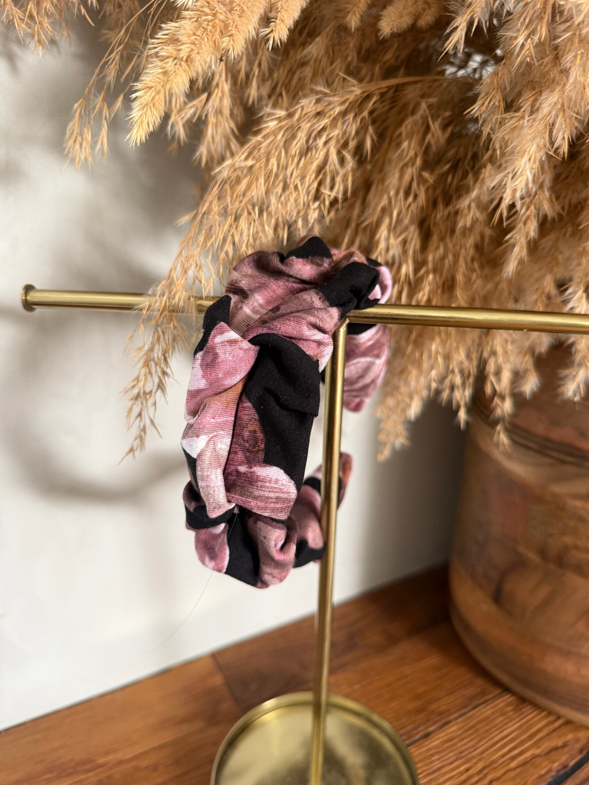 Haarreifen schwarz rosa