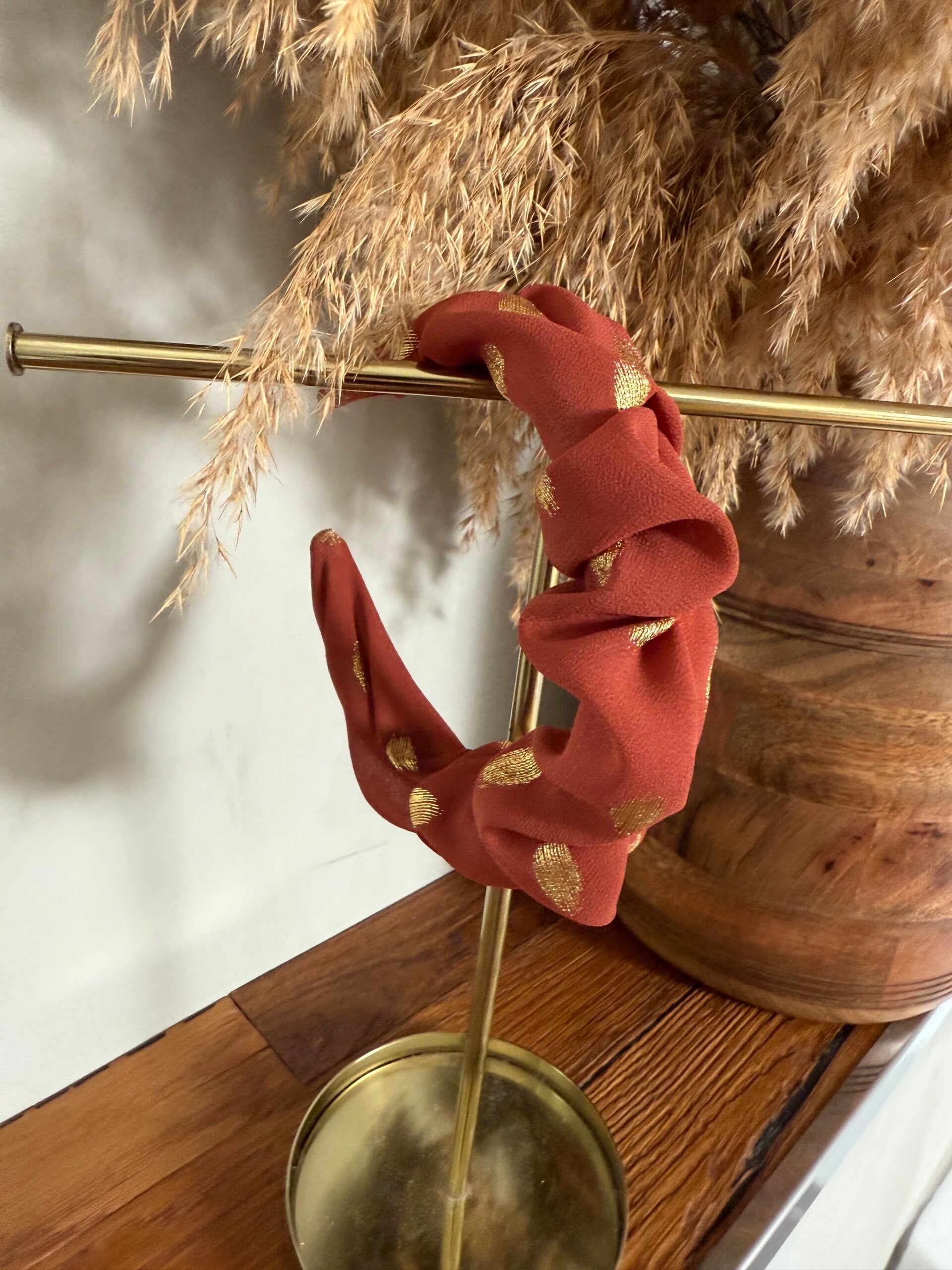 Haarreifen Rost Gold