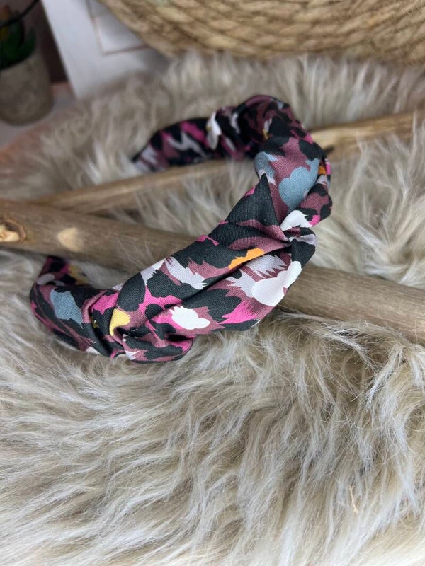 Haarreifen Leoliebe lila