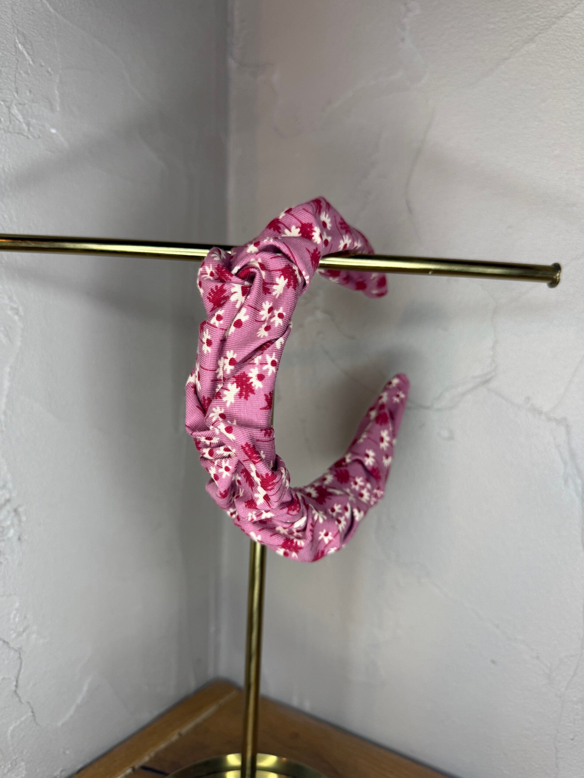 Haarreifen Blumen pink