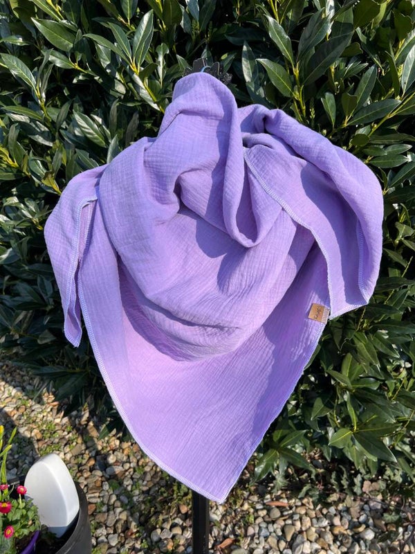 Xl Musselin Tuch flieder