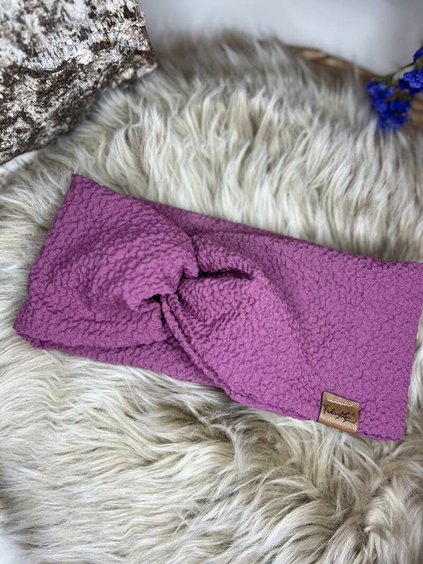 Knotenband Knitterlila